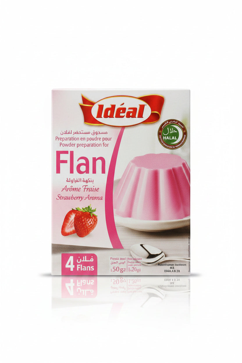 Ideal flan strawberry aroma by IDEAL