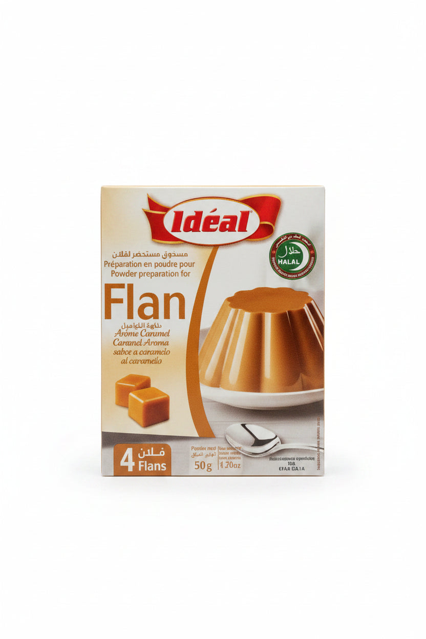 Ideal flan carmel flavored by IDEAL