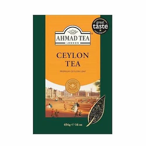 Ahmad Tea Black Tea, Ceylon Loose Leaf, 454g - Caffeinated & Sugar-Free (pack of 1) by AHMAD
