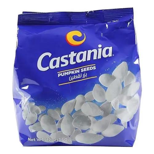 Castania Lebanese Pumpkin Seeds, No Additives, No Preservatives, Salty Snacks, 12oz Bag by CASTANIA