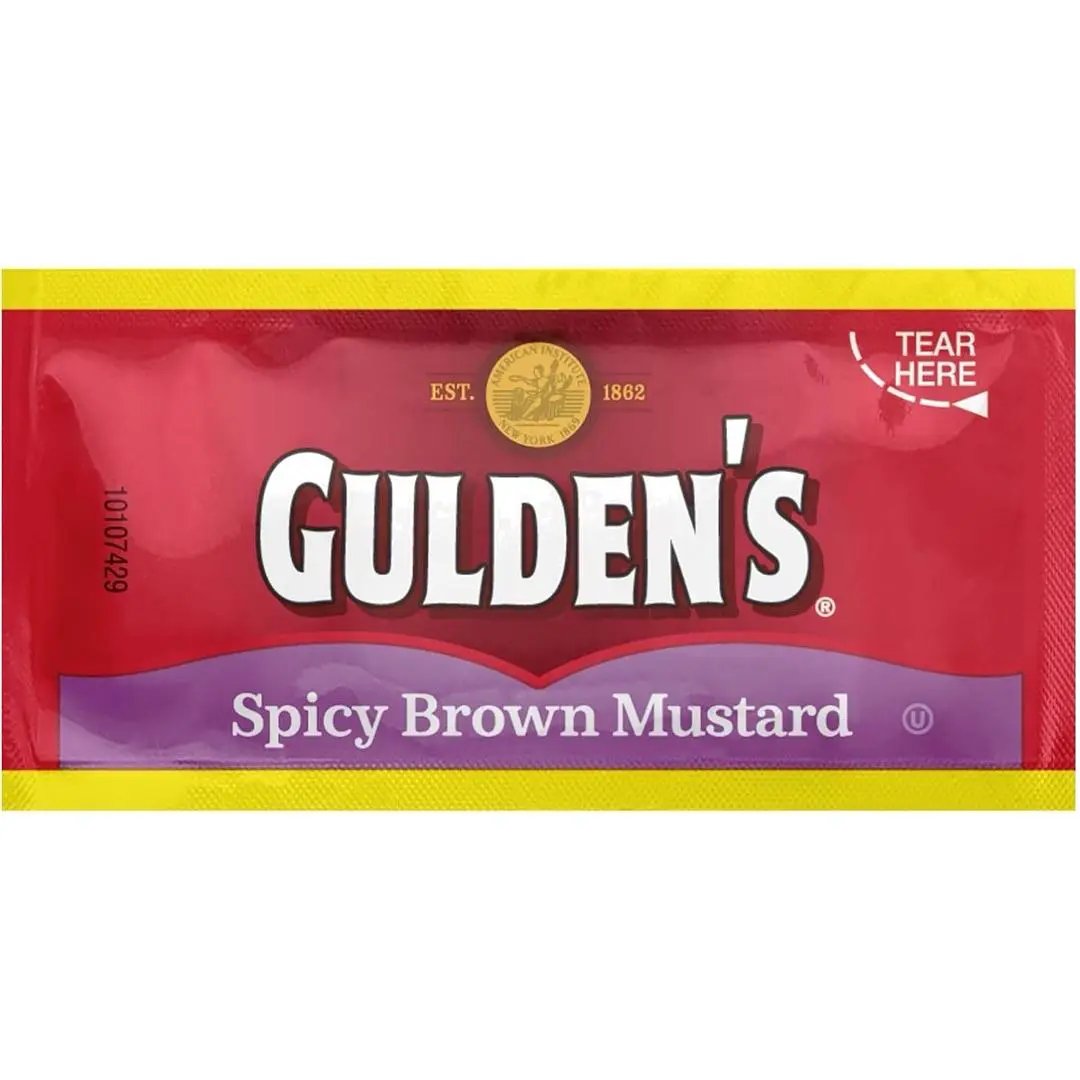 Convenient Spicy Brown Mustard Packets - Enhance Every Dish Gloriously by CONVENIENT