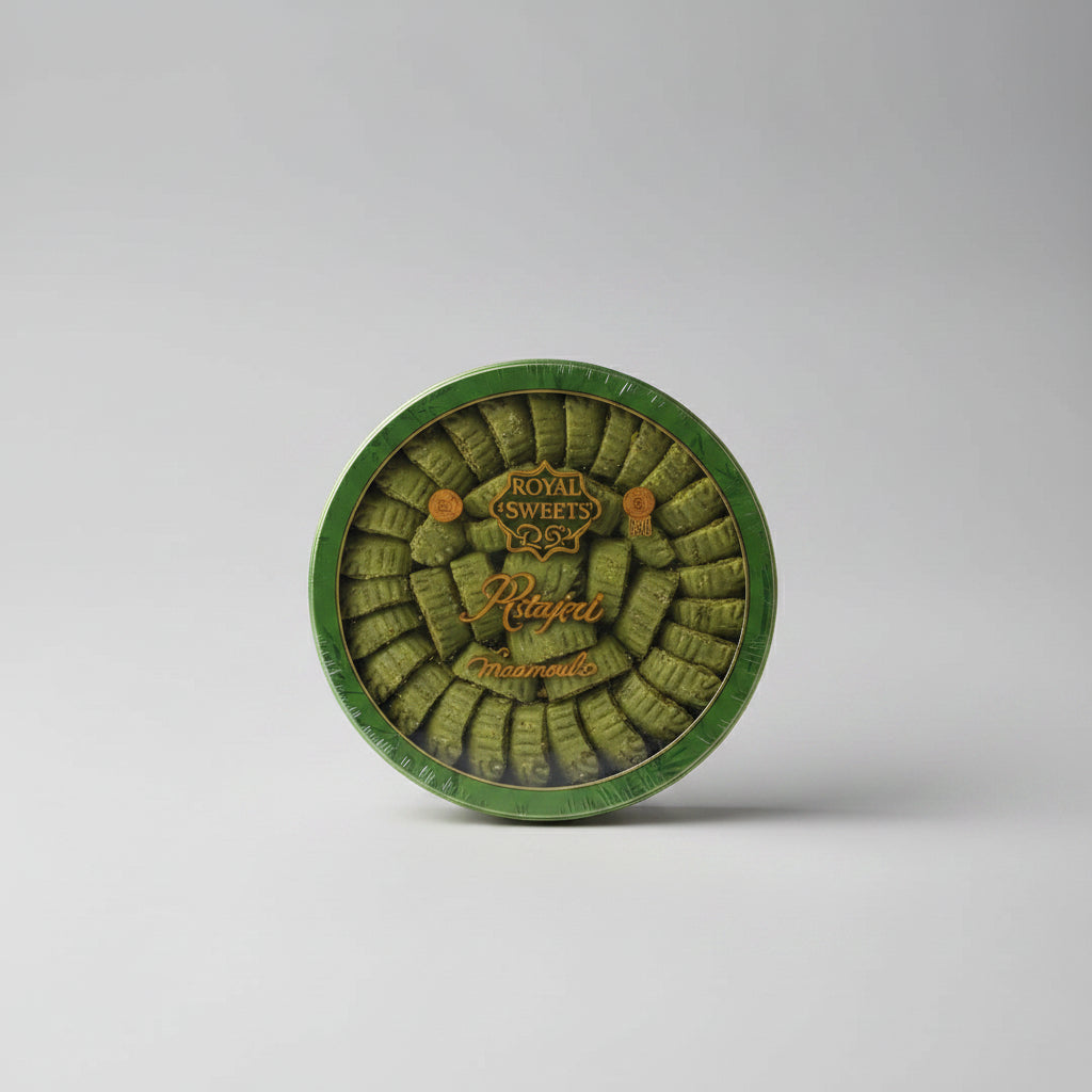 Alnejmah royal pistachio mamooul معمول النجمة بالفستق الحلبي by ALNEJMAH