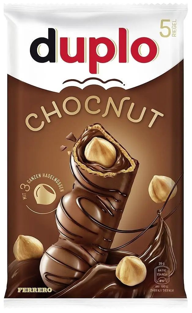 Chocnut - Chocolate Bar with Three Whole Hazelnuts, Crispy Waffle & Fine... by CHOCNUT