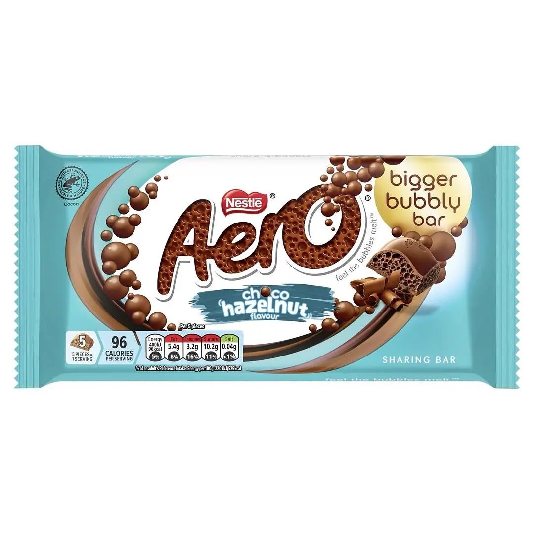Aero Hazelnut Sharing Block 90g by AERO