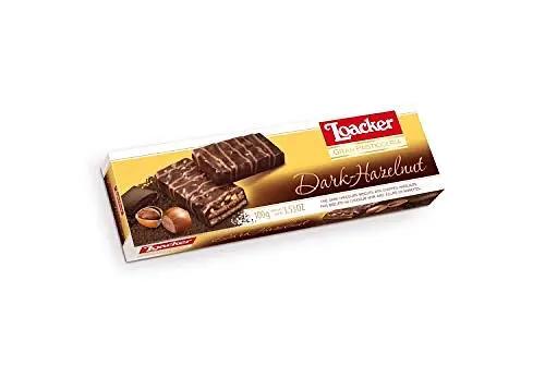Loacker Cookie, Pstccria Hazelnut Dark, 3.53 Ounce by LOACKER