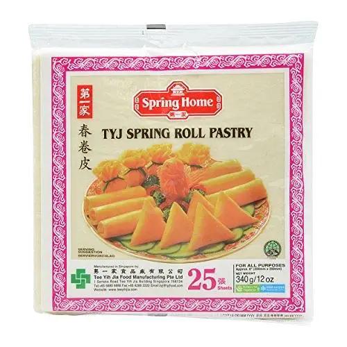 Spring Home, TYJ Spring Roll Pastry, 340 Grams(gm) by SPRING