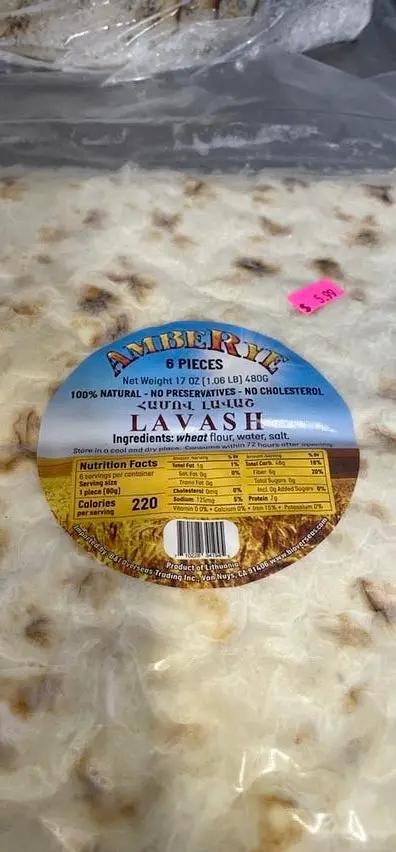 Amberye lavash 6 pices by AMBERYE