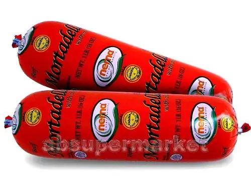 Nema Halal Beef Mortadella with Olives 1lb by NEMA