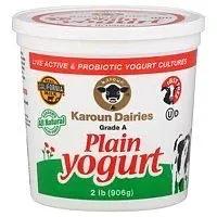 Karoun Dairies, Grade A Plain Yogurt, 32 Ounce by KAROUN