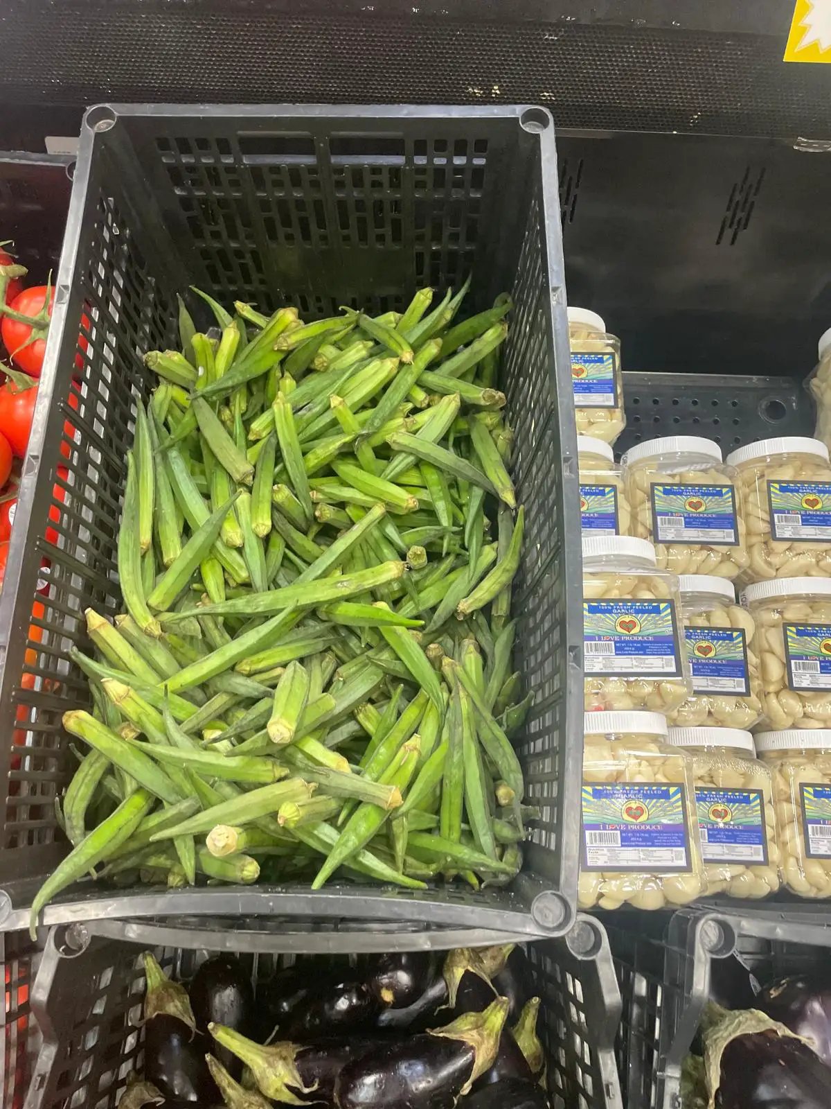 fresh okra by Casablanca Mediterranean Food