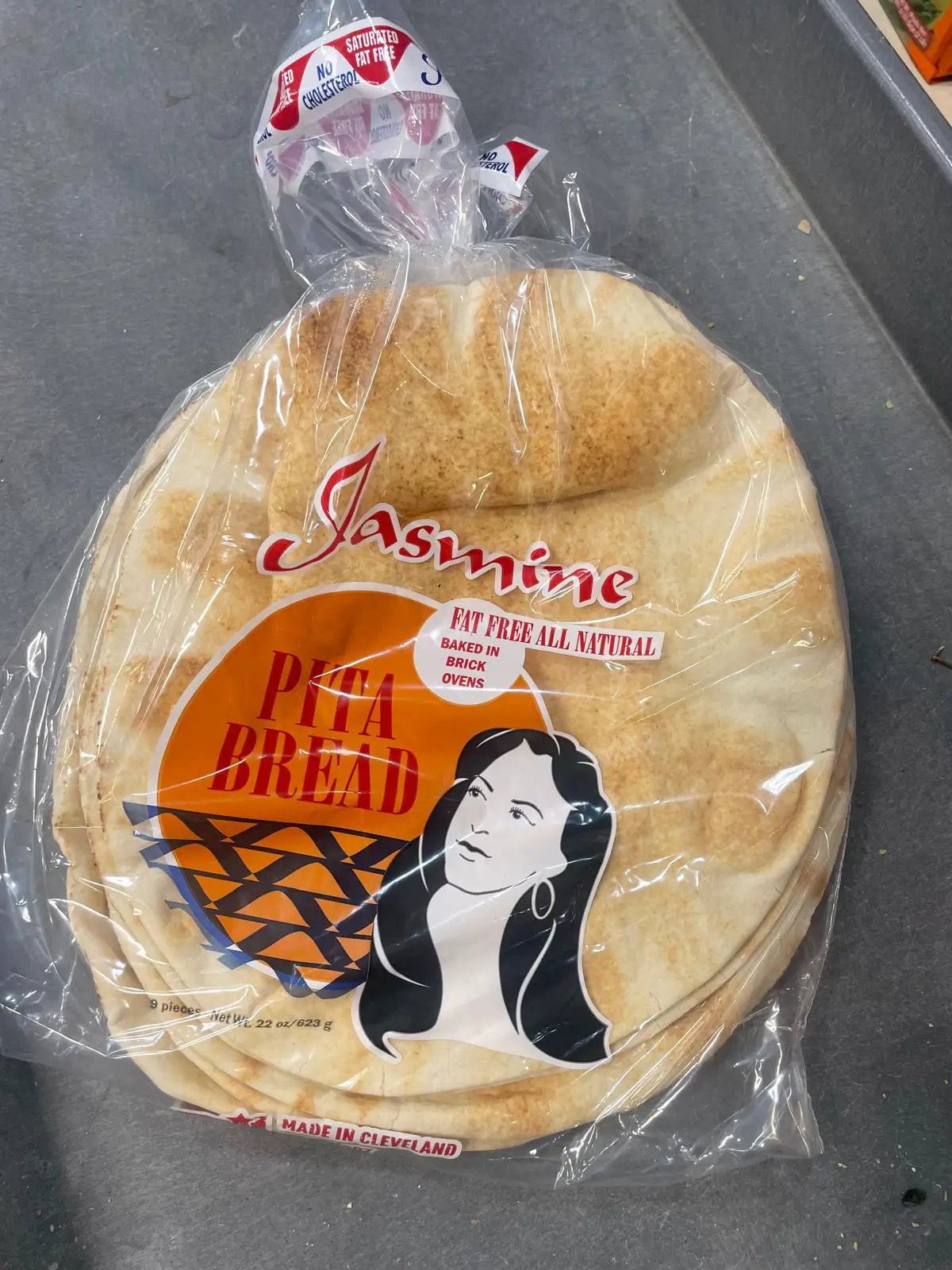 jasmine pita bread by Casablanca Mediterranean Food