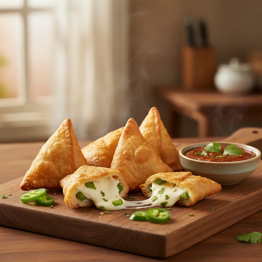 Ashoka Mini Jalapeno Cheese Samosa by Ashoka