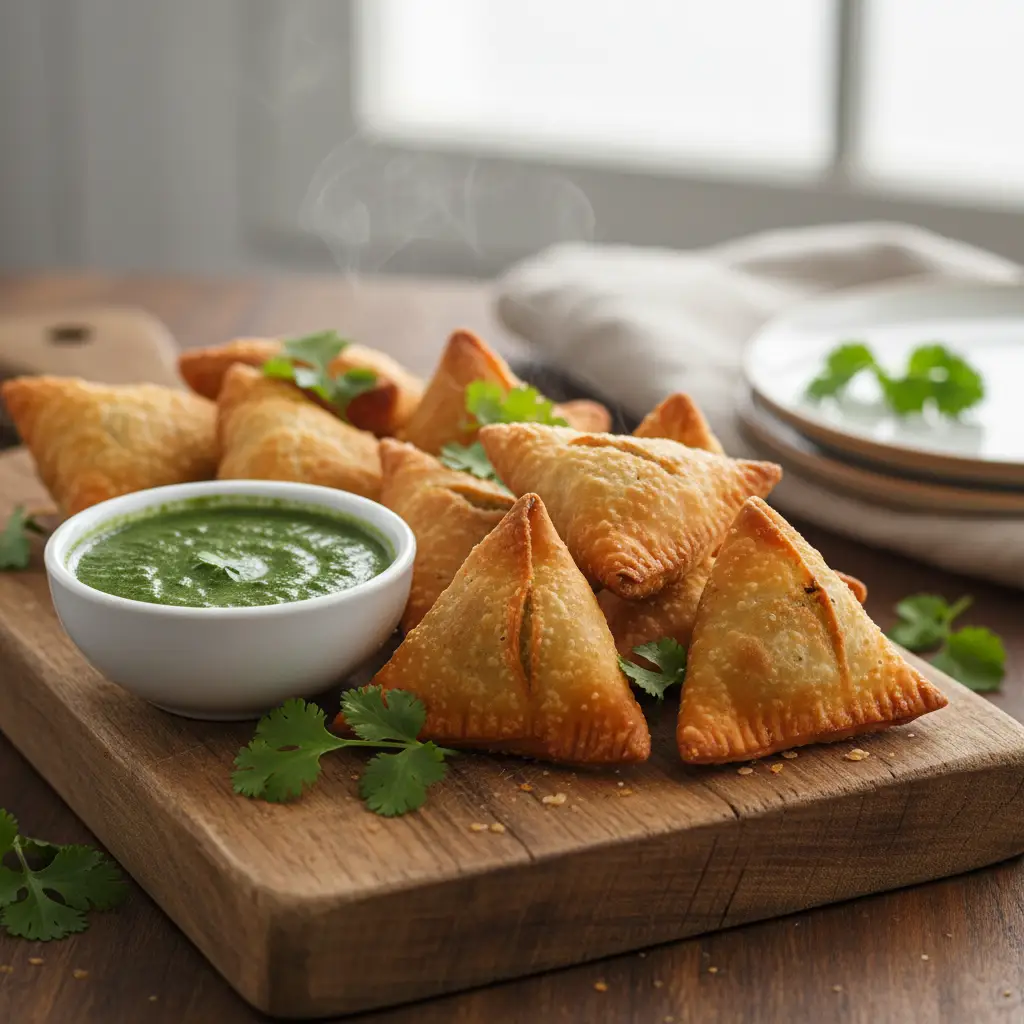 Ashoka Mini Spinach Paneer Samosa by Ashoka
