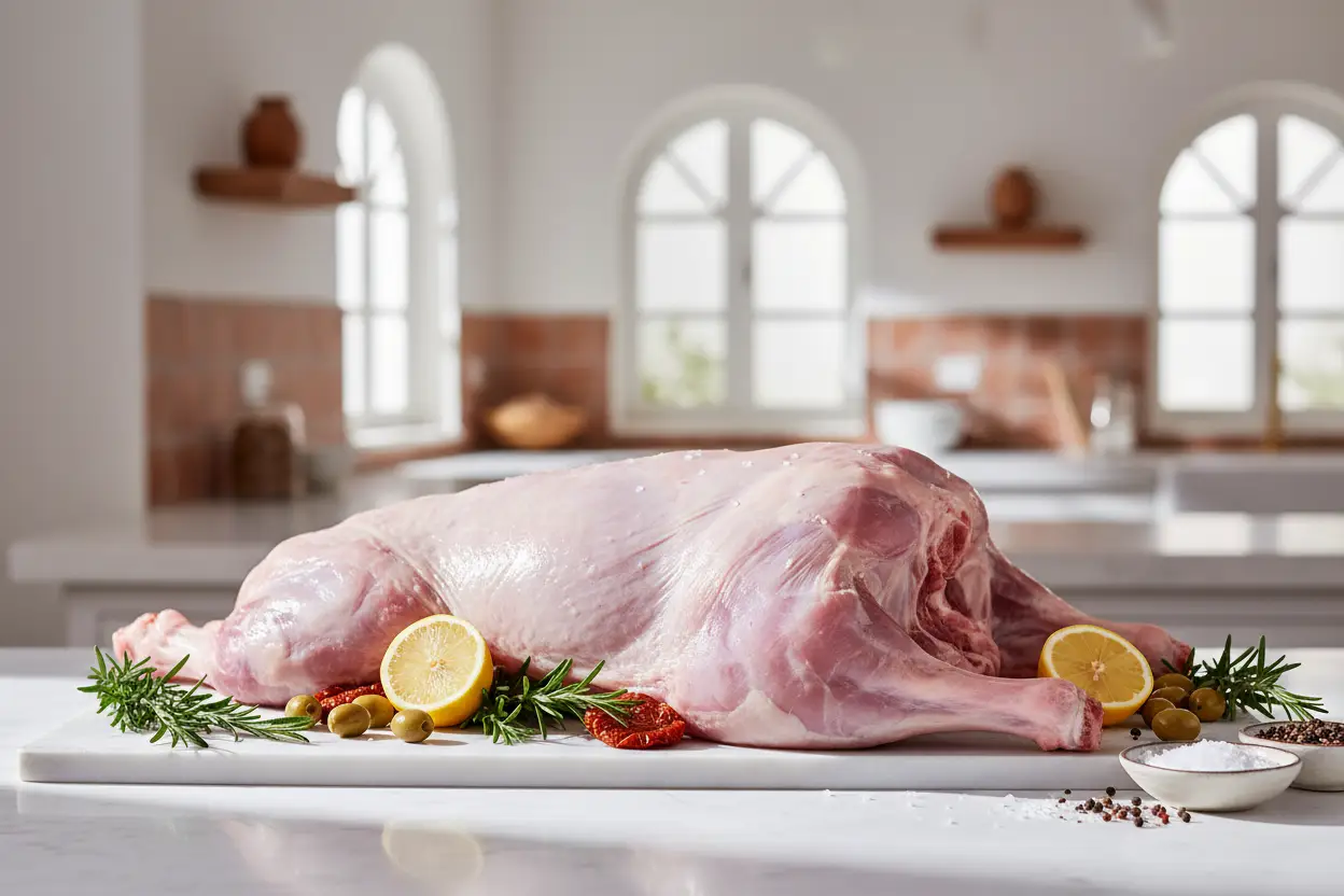 Clean and ready lamb by CASABLANCA