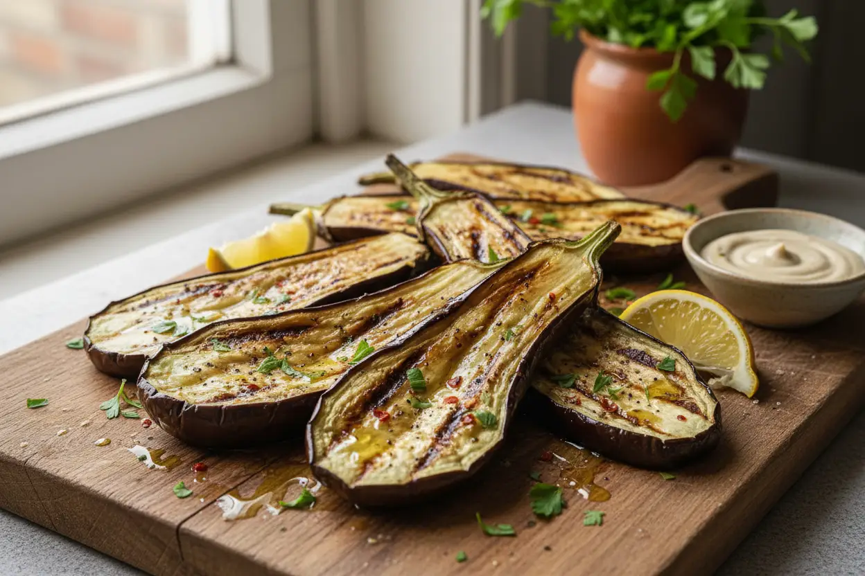 Golden Grilled Eggplants / Pulp of Grilled Eggplants by Golden